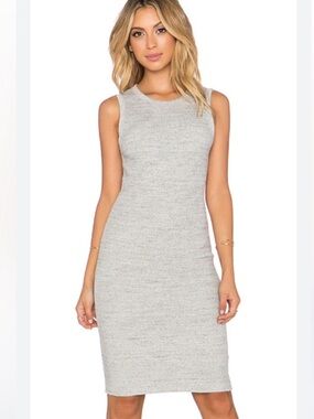 James Perse Crewneck Rib Tunic Dress XS